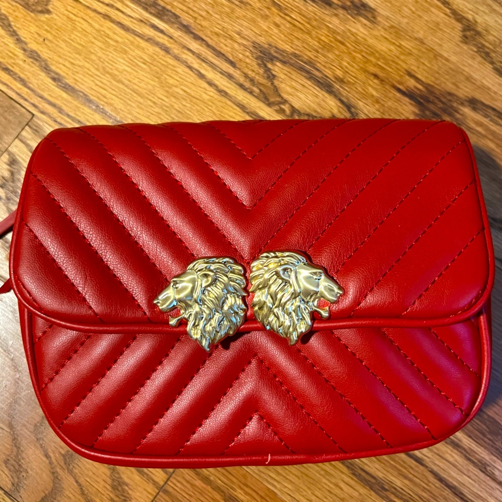 NEW Zara Lion Head Convertible Belt Bag / Crossbody Bag